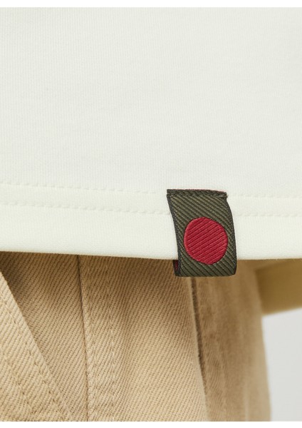 Yuvarlak Yaka Kırık Beyaz Erkek T-Shirt Rddluca Tee S/s Crew Neck Noos modelleri