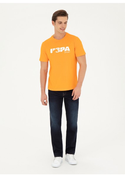 Bisiklet Yaka Turuncu Erkek T-Shirt Monro modelleri