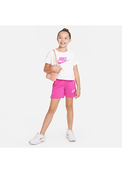 Sportswear Club Fit Çocuk Pembe Şort DA1405-623