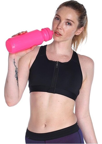 Swoosh Orta Destekli Dolgulu Önü Fermuarlı Kadın Spor Sütyeni DD1205-010