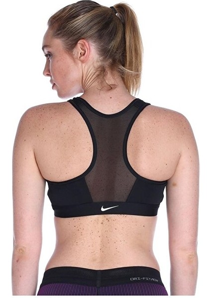 Swoosh Orta Destekli Dolgulu Önü Fermuarlı Kadın Spor Sütyeni DD1205-010 fiyatları
