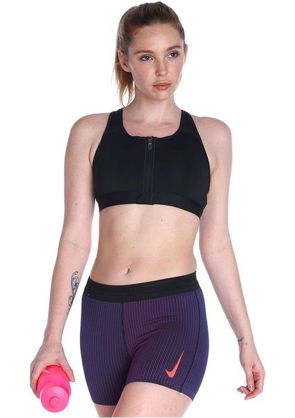 Swoosh Orta Destekli Dolgulu Önü Fermuarlı Kadın Spor Sütyeni DD1205-010 indirimleri