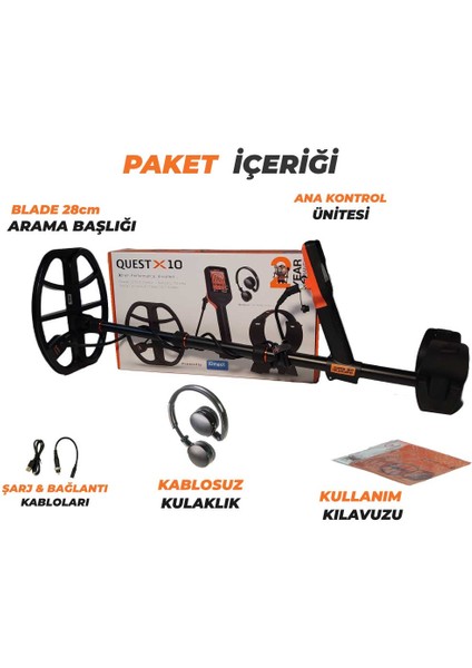 X10 Idmaxx Dedektör + Kulaklık (Avantajlı Paket) fiyatları