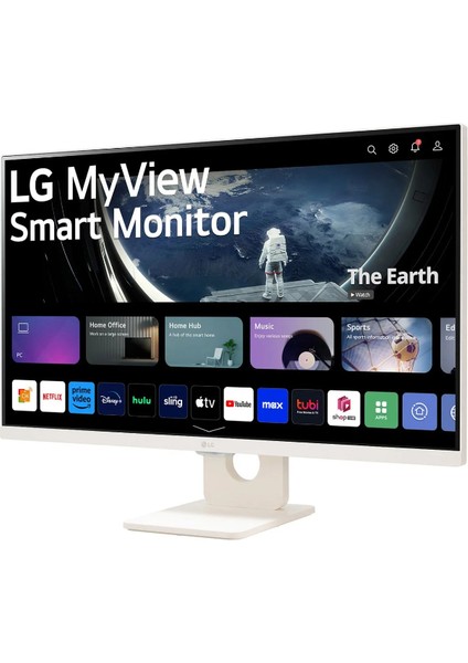 Lg Myview 27SR50F-W 27'' 60Hz  IPS Smart Monitör +  Logitech Pebble Keys 2 K380S Klavye