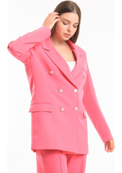 Içi Astarlı Hürrem Kumaş Oversize Blazer Ceket | CKT34236