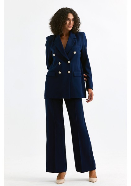 Kadın Takım Elbise Ceket ve Pantolon | TK34239