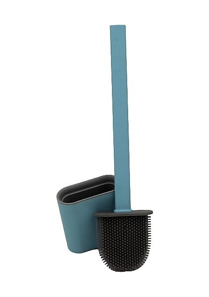 Kutulu Silikon Klozet Wc Fırça Seti (K246)