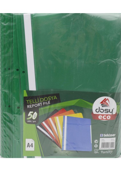 Eco Telli Dosya Yeşil 50'li