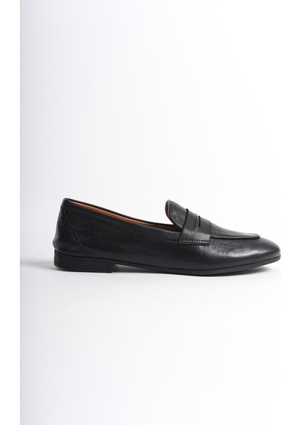 Kadın Deri Loafer & Babet Siyah -MCMNG12103-S fiyatları