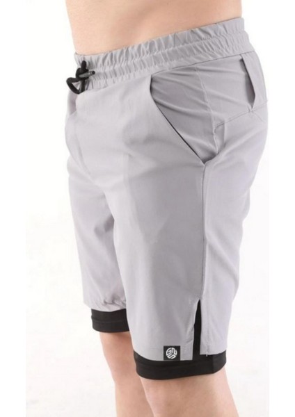 Erkek Running Hızlı Kuruma Micropoly Antrenman Halısaha Fitness Kısa Taytlı Outdoor Şort