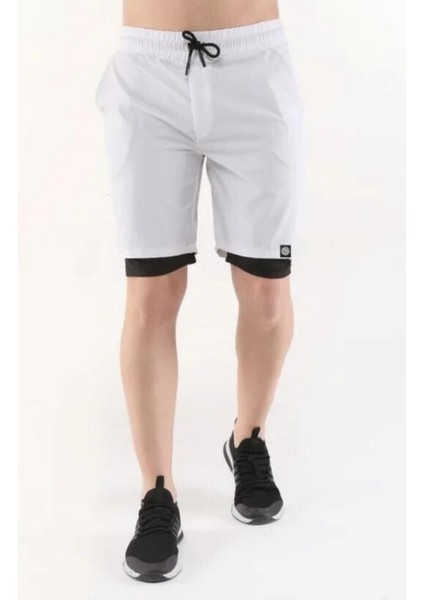 Erkek Running Hızlı Kuruma Micropoly Antrenman Halısaha Fitness Kısa Taytlı Outdoor Şort