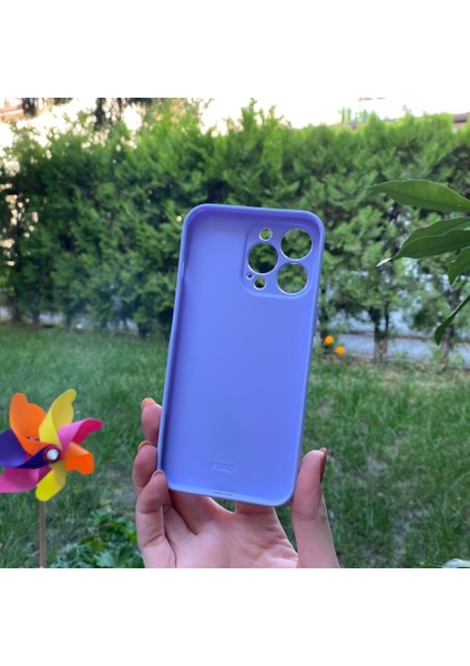 iPhone 13 Pro Mor Prizma Desenli Cam Görünümlü Kılıf