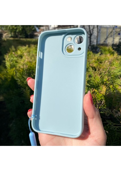 iPhone 14 Mavi Kalp Silikon Kılıf fiyatları