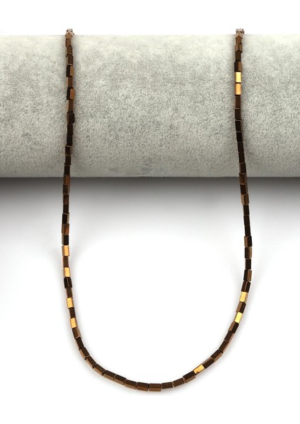 Bakır Renk Hematit Dizi 2 x 4 mm Boru Kesim fiyatları