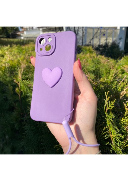 iPhone 11 Mor Kalp Silikon Kılıf