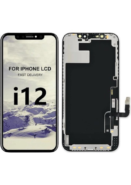 Tekno Prime Apple iPhone 12 ile Uyumlu Revize Orjilnali LCD Ekran Dokunmatik