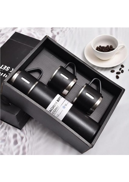 Termos Fincan Seti Vakumlu Kamp Seti 12 Saat Sıcak 12 Saat Soğuk Kalabilen Bootle 500 ml Vacuum Flask Set
