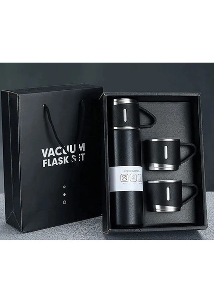 Termos Fincan Seti Vakumlu Kamp Seti 12 Saat Sıcak 12 Saat Soğuk Kalabilen Bootle 500 ml Vacuum Flask Set