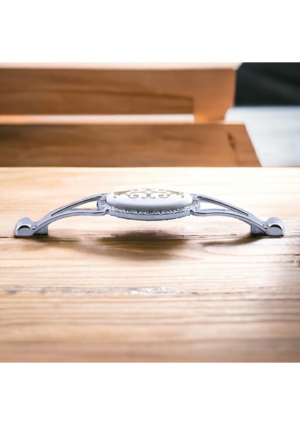 Mobilya Kulp Mutfak Dolabı Çekmece Dolap Kulpları Kapak Kulpu Kulbu Krom Renk 128 mm Metal indirimleri