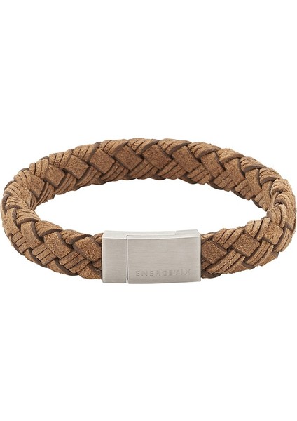 Deri Örgülü Manyetik Bileklik