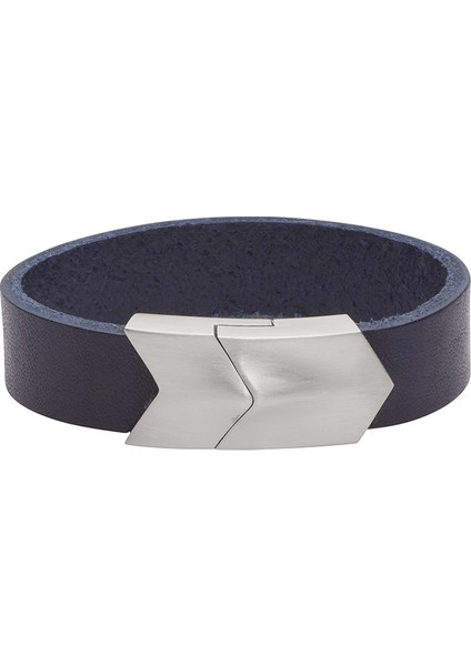 Mavi Deri Manyetik Bileklik