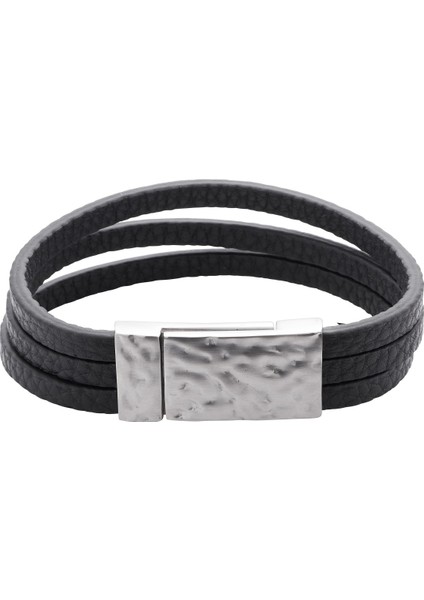 Deri Manyetik Bileklik