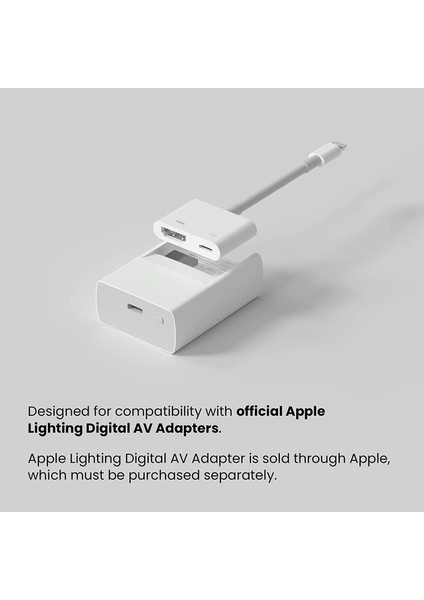 Air Adaptörü, HDMI Adaptörü Aracılığıyla Iphone'a Bağlanır