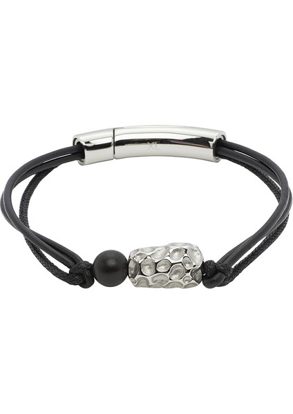 Siyah Deri Manyetik Bileklik
