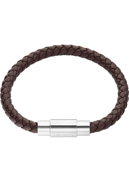 Örgülü Deri Kordonlu Manyetik Bileklik