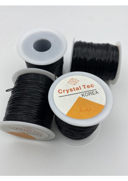 1mm Siyah MISINA,100 Metre Silikonlu Esnek Lastik Misina - 1mm Kalınlığında Siyah Lastik Misine fiyatları