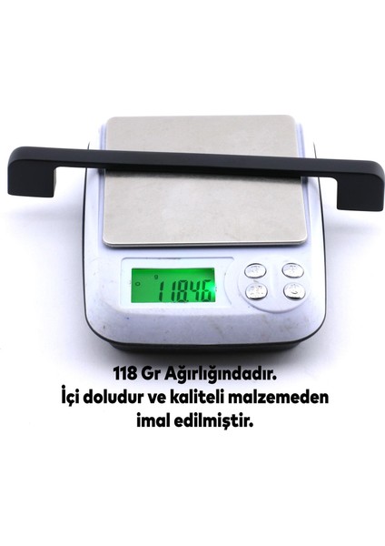 Mobilya Kulp Mutfak Dolabı Çekmece Dolap Kulpları Kapak Kulpu Kulbu Siyah 160 mm Metal fırsatları