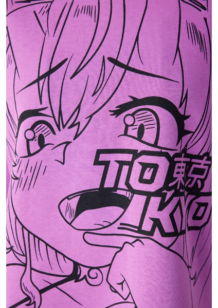 Tokyo Pembe Hoodie Sweatshirt