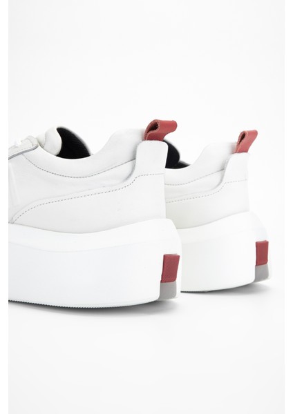 Carlaerkek Beyaz Hakiki Deri Sneakers & Spor Ayakkabı 381 19551 Erk Ayk Y24