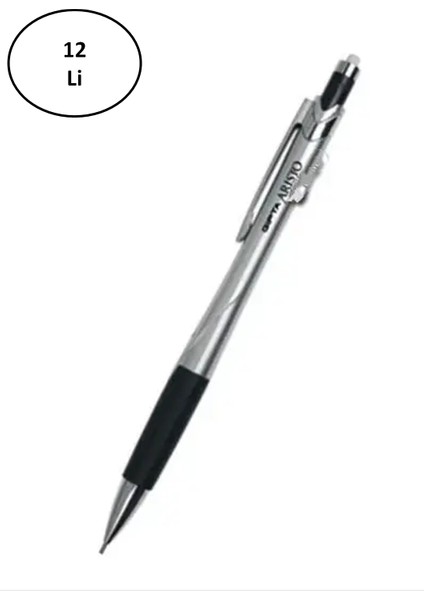 Gıpta 4-K183200-5001 Arısto 0.7 mm Gümüş Versatil Kalem 12 Li