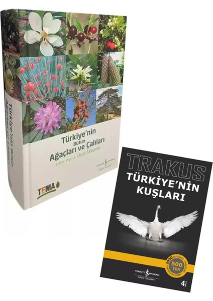 Türkiye’nin Bütün Ağaçları ve Çalıları (Ciltli) - Trakus Türkiye’nin Kuşları 2'li Set