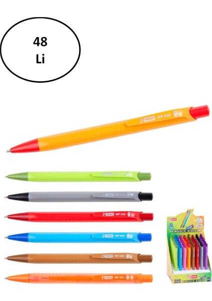 Mikro Mp 330-48 Standlı Versatil Kalem 0.7mm 48 Li