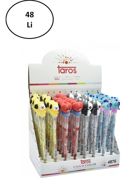 Taros Unick Color Love Yumurtlayan Kalem 48 Li