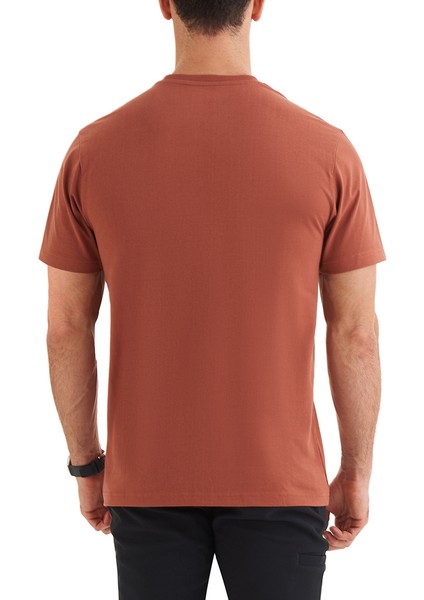 Csc M Basic Logo Brushed Erkek Kısa Kollu Outdoor T-Shirt CS0287-229