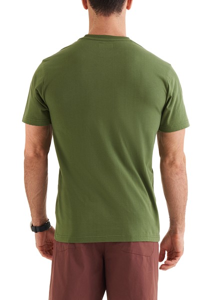 Csc Basic Slogo Brushed Erkek Kısa Kollu Outdoor T-Shirt CS0282-352 modelleri