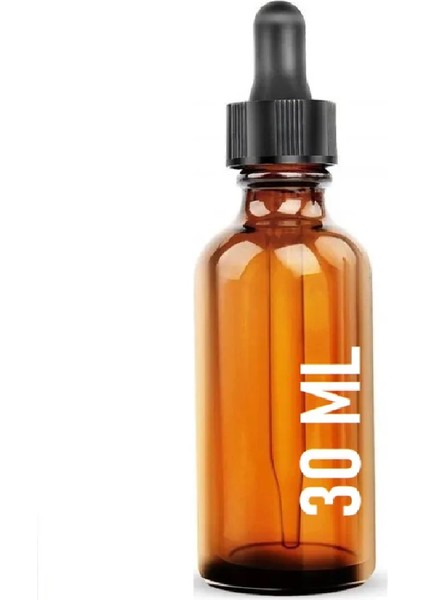 JUNİBELİW 7 Adet 30ML Amber Cam Metal Kapaklı Cam Damlalıklı Boş Çok Amaçlı Yağ Esans Şişesi 7X30ML