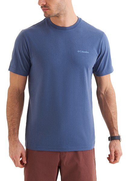 Csc Basic Slogo Brushed Erkek Kısa Kollu Outdoor T-Shirt CS0282-480