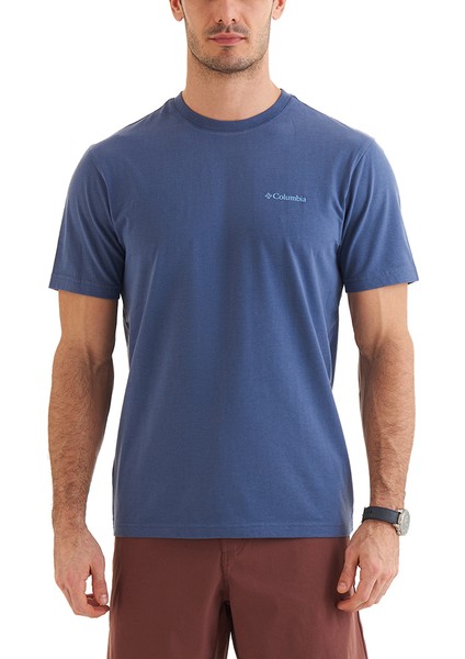 Csc Basic Slogo Brushed Erkek Kısa Kollu Outdoor T-Shirt CS0282-480 fırsatları