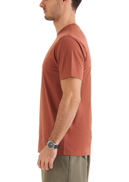 Csc Basic Slogo Brushed Erkek Kısa Kollu Outdoor T-Shirt CS0282-229
