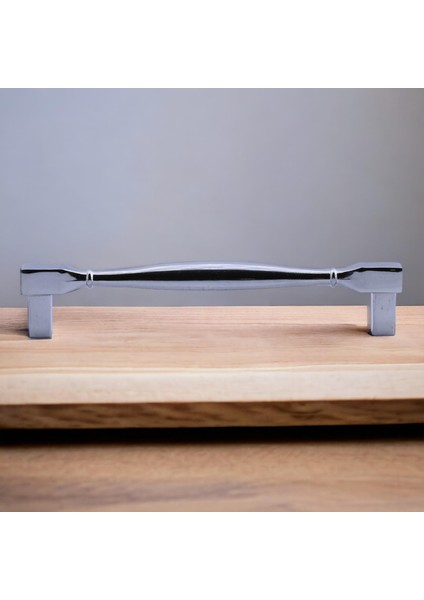 Mobilya Mutfak Dolabı Çekmece Dolap Kulpları Kapak Kulpu Kulbu Krom Renk 128 mm Metal Kare Kulp modelleri