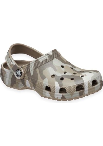 206454 M Classic Printed Camo Clog Erkek Terlik