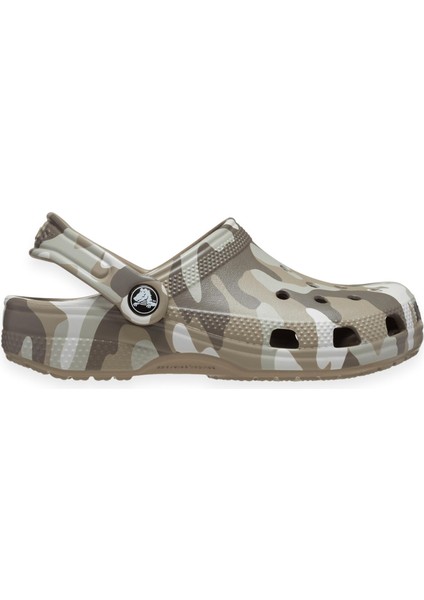 206454 M Classic Printed Camo Clog Erkek Terlik