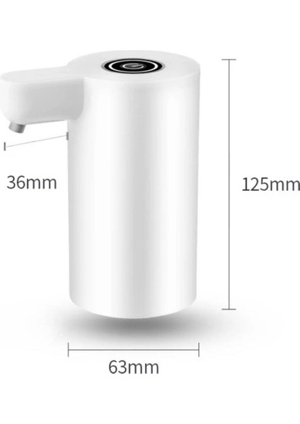 USB ile Şarj Olabilen Beyaz Damacana Pompası indirimleri