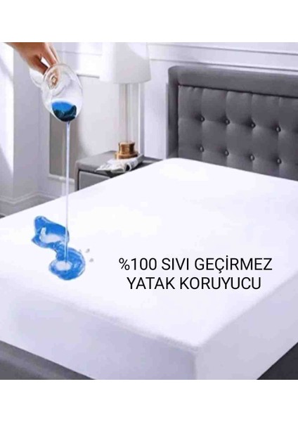 Komple Lastikli Fitted Sıvı Geçirmez Yatak Alezi 200X200