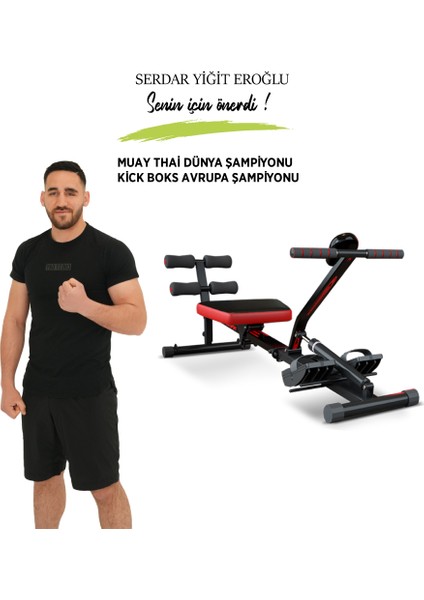 Row Shaper Kondisyon Küreği - Mekik Aleti - Fitness Aleti - Kondisyon Aleti - Alman Tasarım