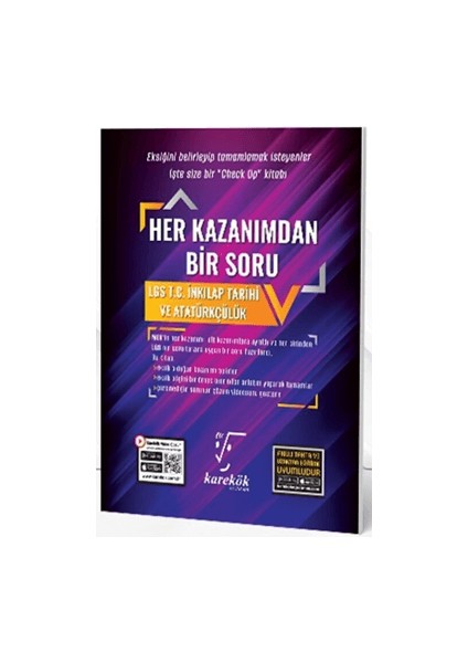 8. Sınıf LGS T.C. İnkılap Tarihi ve Atatürkçülük Her Kazanımdan Bir Soru